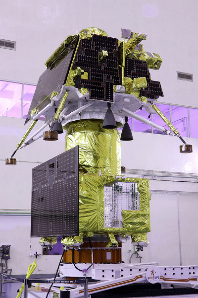 Индийское космическое агентство начало подготовку к посадке станции «Чандраян-3» на Луну