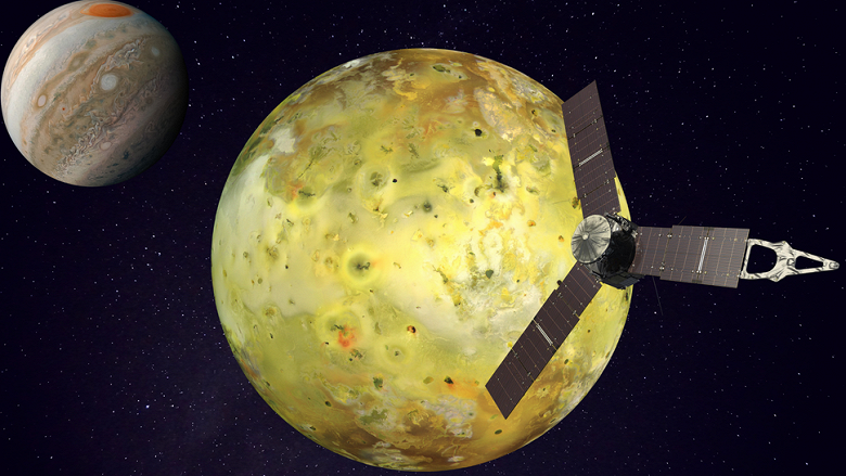 Телескопы «Джеймс Уэбб« и «Хаббл» помогут зонду NASA Juno изучать спутник Юпитера Ио