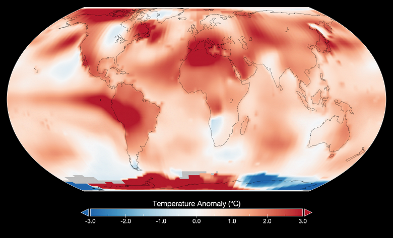 Июль 2023 года стал самым жарким месяцем на Земле за всю историю наблюдений