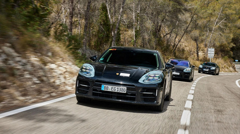 С моторами V6 и V8, максимальной мощностью 680 л.с. Раскрыты характеристики нового Porsche Panamera