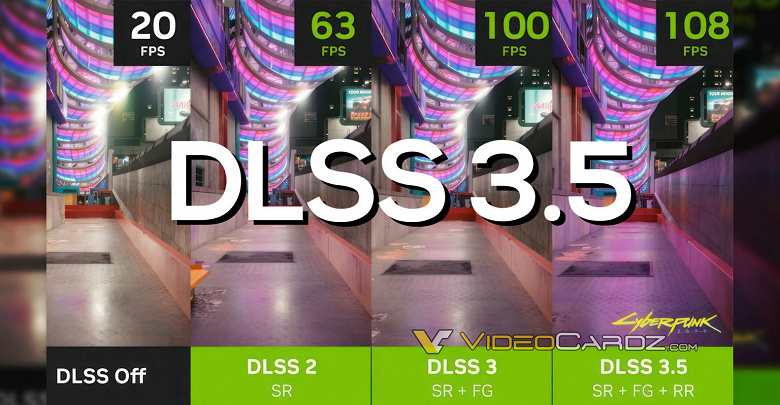 Представлена технология апскейла Nvidia DLSS 3.5. Она содержит технологию Ray Reconstruction