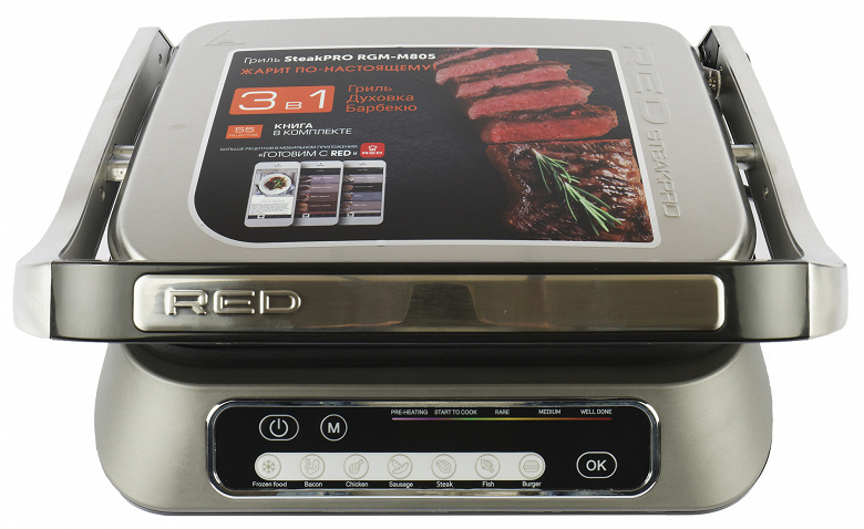 Обзор контактного гриля Red Solution SteakPro RGM-M805