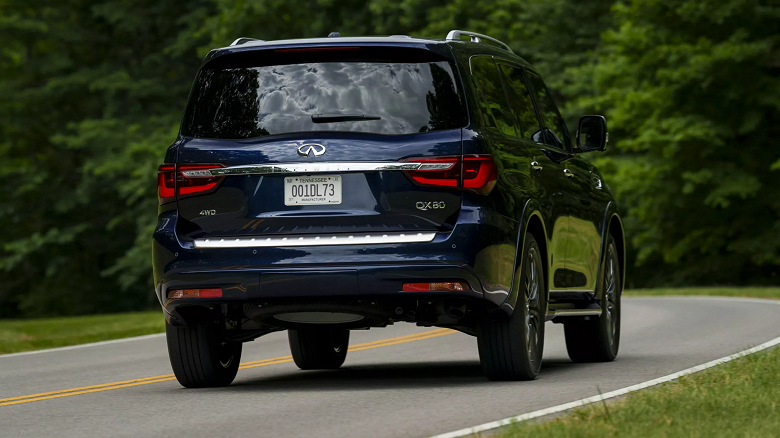 Представлен внедорожник Infiniti QX80 2024 с 400-сильным V8 объёмом 5,6 л