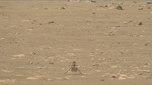 Вертолёт NASA Ingenuity установил рекорд скорости полёта на Марсе