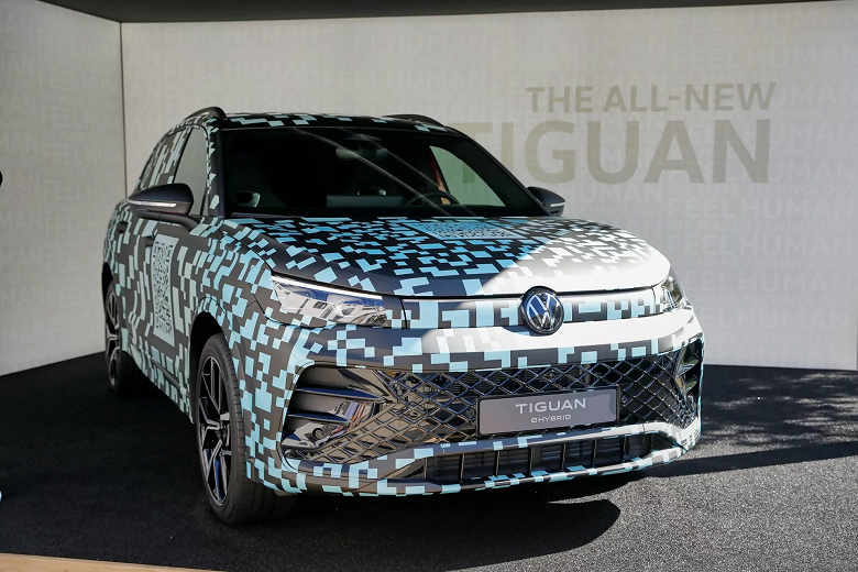 Совершенно новый Volkswagen Tiguan 2024 представили публике