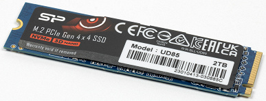 Тестирование бюджетного SSD Silicon Power UD85 2 ТБ на контроллере Phison E19T и TLC-памяти YMTC