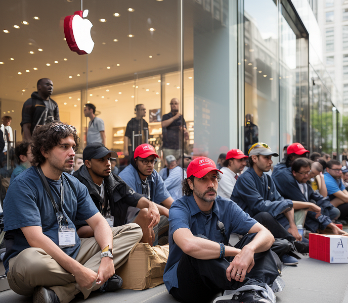 Сотрудники магазинов Apple Store объявили забастовку во Франции в день начала продаж iPhone 15