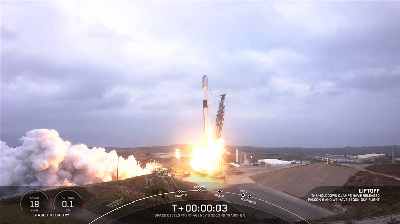 SpaceX запустила 13 спутников и успешно осуществила посадку ракеты, повторив свой собственный рекорд