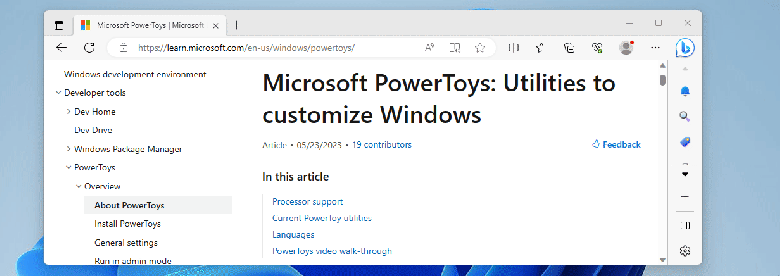 Очень необычная функция для Windows. Пакет ПО PowerToys пополнился функцией Crop and Lock для обрезки любого окна