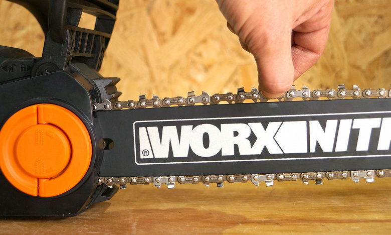 Обзор аккумуляторной цепной пилы Worx Nitro WG385E