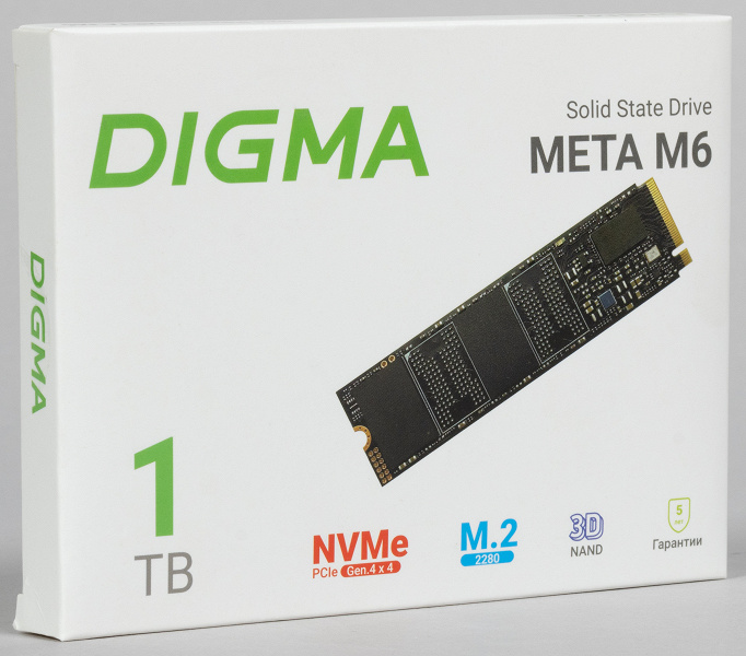 Тестирование недорогих SSD-накопителей Digma Mega M2, Meta M6 и Meta P7 емкостью 1 ТБ