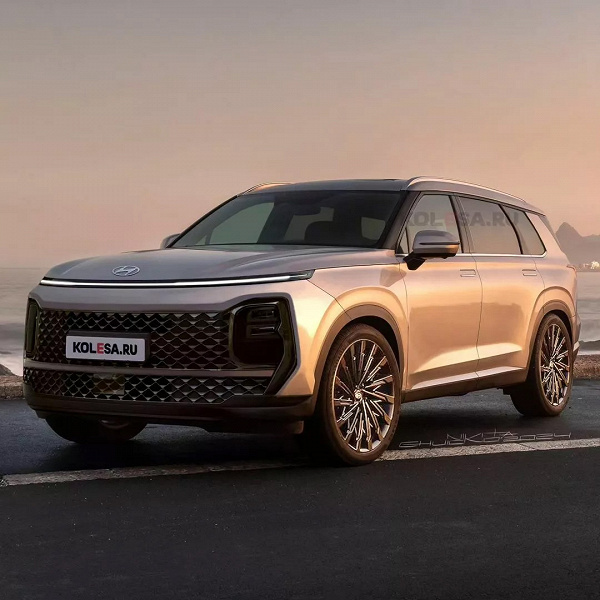 Cовершенно новый Hyundai Palisade 2026 получит новый 3,5-литровый турбомотор