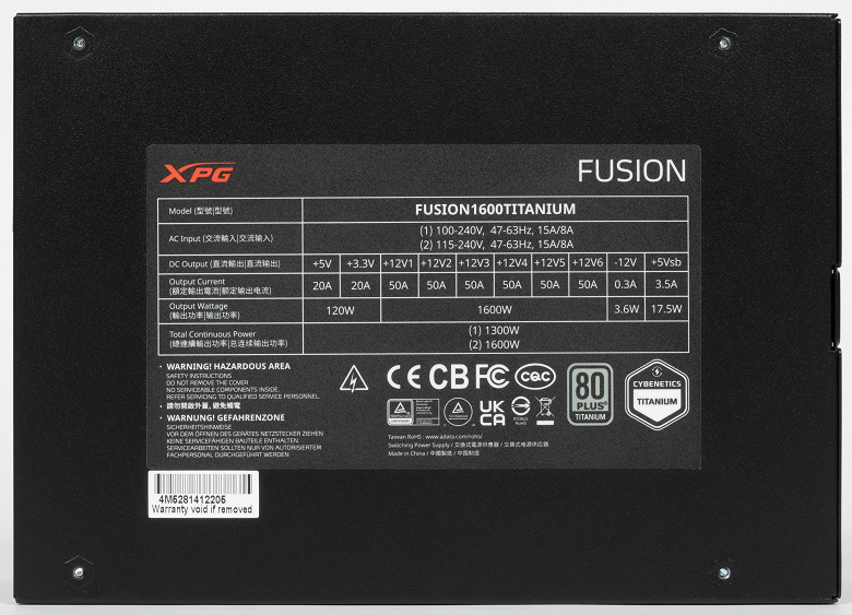 Обзор блока питания XPG Fusion 1600 Titanium с неотключаемым гибридным режимом, программным мониторингом и на платформе Delta с плоским трансформатором