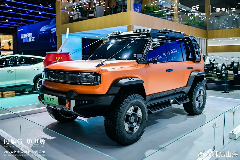 Chery передаёт привет Land Cruiser'у. Представлен рамный внедорожник Jetour Shanhai T5 с запасом хода 1400 км