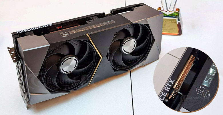 Эта видеокарта уже действительно походит на кирпич. MSI GeForce RTX 4090 Suprim Fuzion имеет толщину в 4,5 слота 