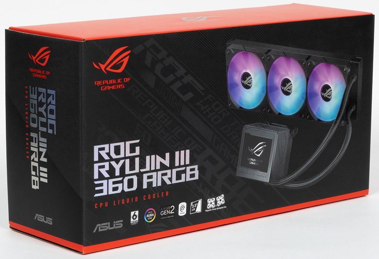 Обзор системы жидкостного охлаждения Asus ROG Ryujin III 360