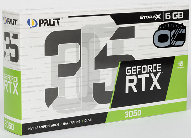 Обзор видеокарты Palit GeForce RTX 3050 StormX с уменьшенным объемом памяти 6 ГБ