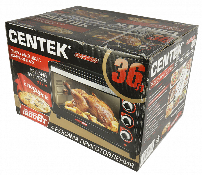 Обзор жарочного шкафа Centek CT-1530-36 Black