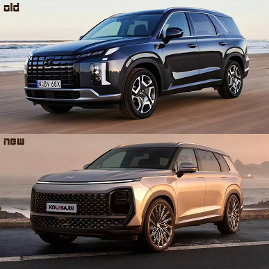 Cовершенно новый Hyundai Palisade 2026 получит новый 3,5-литровый турбомотор