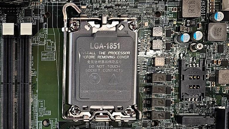 Так выглядит новый сокет LGA1851 для будущих процессоров Intel Core (Ultra) 200 (Arrow Lake-S): первое качественное фото