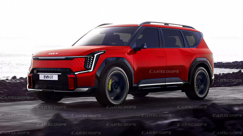 Из больших семейных кроссоверов — в спорткары. Анонсирован Kia EV9 GT с «огромной мощностью» и разгоном до 100 км/ч за 4 секунды