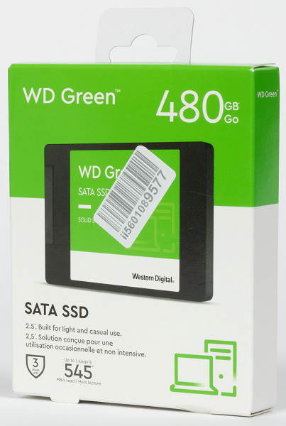 Тестирование бюджетного SSD WD Green 480 ГБ, очень похожего на современные WD Blue SA510