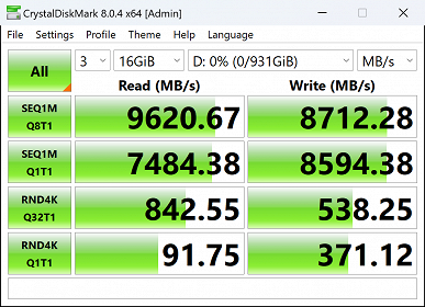 Тестирование SSD Digma Pro Top P6 1 ТБ на первом и пока единственном контроллере с поддержкой PCIe Gen5