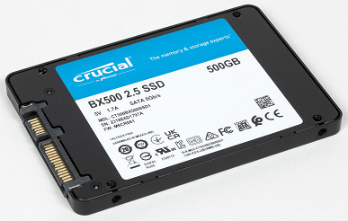 Тестирование бюджетных SSD Crucial BX500 с 480 ГБ TLC- и 500 ГБ QLC-памяти