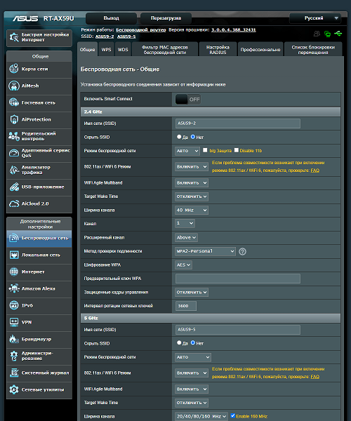 Тестирование роутера Asus RT-AX59U класса AX4200 с Wi-Fi 6