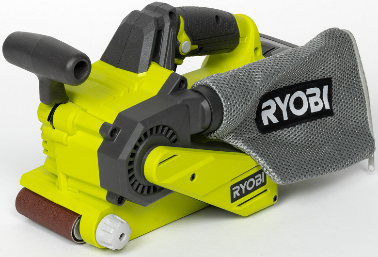 Обзор аккумуляторной ленточной шлифмашины Ryobi R18BS-0