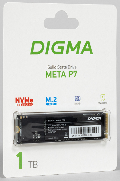 Тестирование недорогих SSD-накопителей Digma Mega M2, Meta M6 и Meta P7 емкостью 1 ТБ