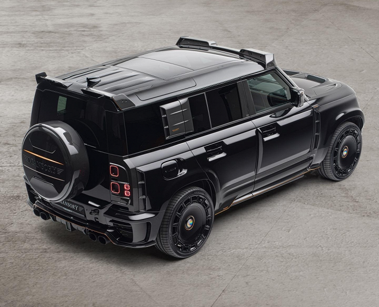 Представлен брутальный Land Rover Defender с 650-сильным двигателем V8 от Mansory