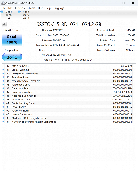 Тестирование недорогих OEM SSD Kingston OM8PGP41024Q 1 ТБ, Kingston OM8SEP4512N 512 ГБ, Micron 2450 512 ГБ и SSST CL5 1 ТБ