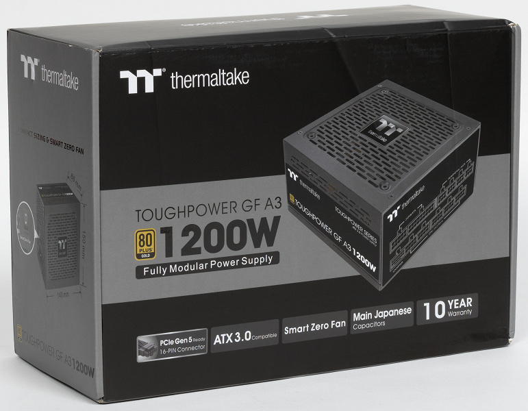 Обзор блока питания Thermaltake Toughpower GF A3 Gold 1200W