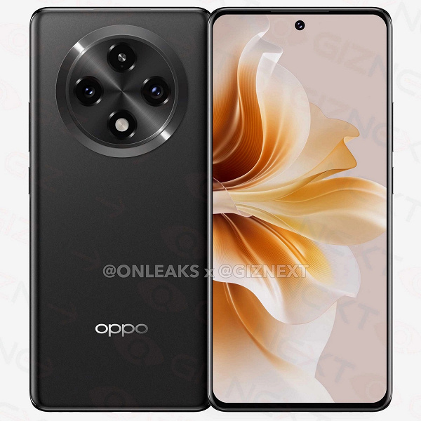 В сеть попали качественные рендеры смартфона Oppo A3 Pro 5G