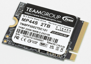 Тестирование бюджетного SSD TeamGroup MP44S 2 ТБ формата M.2 2230