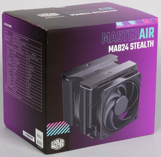 Обзор процессорного кулера Cooler Master MasterAir MA824 Stealth