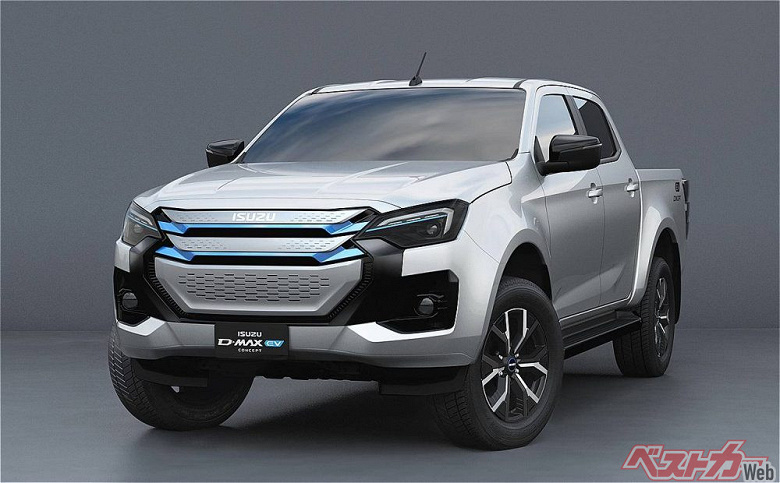 Пример правильного электрического пикапа. Isuzu D-MAX BEV получит полный привод и сможет перевозить тонну груза