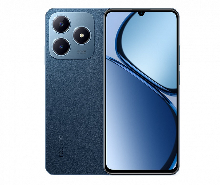 Представлен смартфон Realme C63: тонкий, но с аккумулятором на 5000 мАч и 45-ваттной быстрой зарядкой