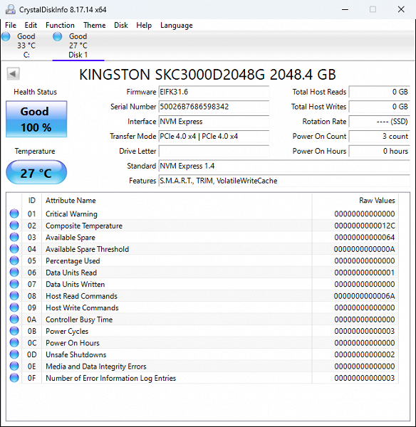 Тестирование SSD Kingston KC3000 2 ТБ: вчерашний топ в самой быстрой конфигурации