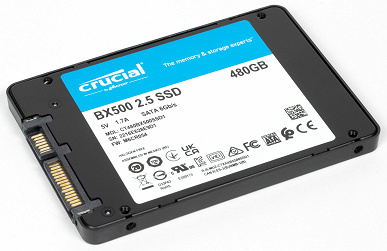 Тестирование бюджетных SSD Crucial BX500 с 480 ГБ TLC- и 500 ГБ QLC-памяти