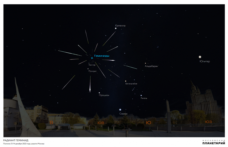 150 метеоров в час: «красивый и мощный» звездопад Геминиды будет виден по всей России в ближайшие дни