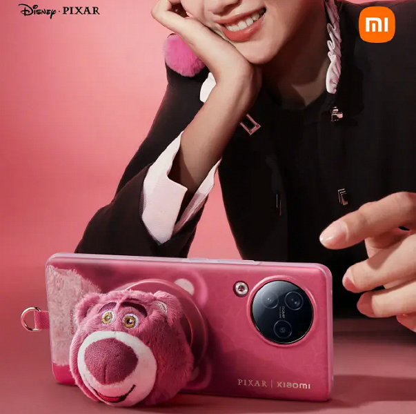 Чехол с головой медведя и другие бонусы: представлен Xiaomi Civi3 Disney Strawberry Bear