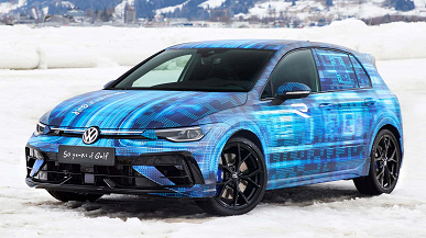 Volkswagen показала совершенно новый полноприводный Golf R 2025. У него должно быть больше 300 л.с.