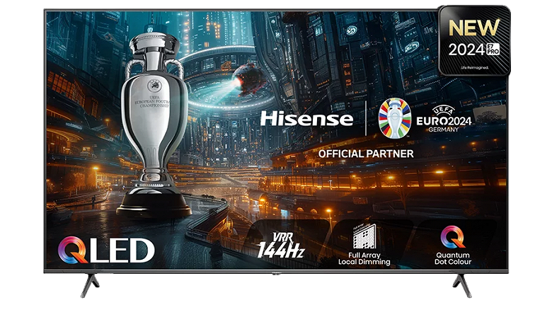 Представлен QLED-телевизор с разрешением 4K и частотой 144 Гц — Hisense E7NQ Pro 