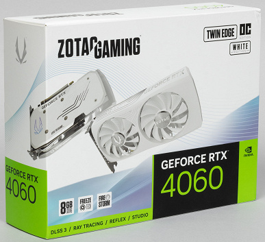 Обзор видеокарты Zotac Gaming GeForce RTX 4060 Twin Edge OC White Edition (8 ГБ)