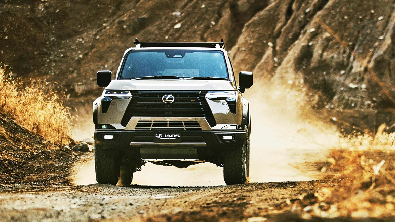 Представлен Lexus GX Overtail для бездорожья. Днище машины защитили алюминиевыми листами толщиной 4 мм