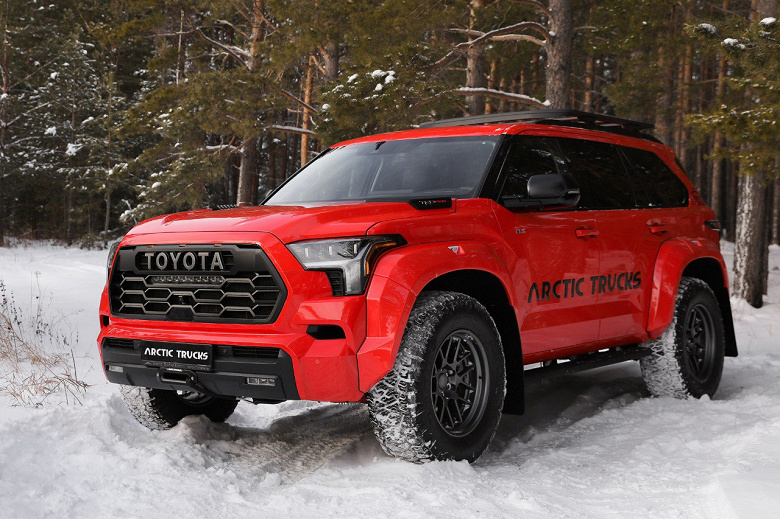 Российская Arctic Trucks «прокачала» Toyota Sequoia нового поколения. Лебёдка, шноркель, 256 мм клиренса, 437 л.с. и 10-ступенчатый автомат