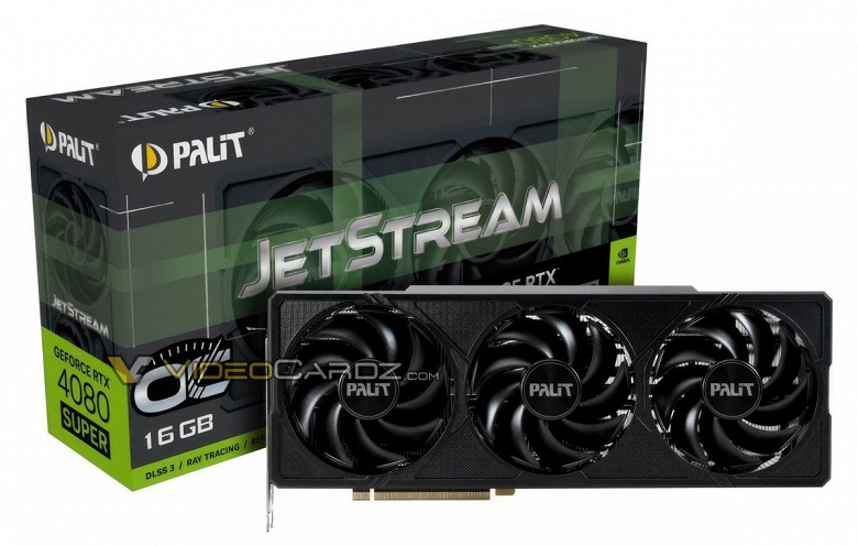 Так выглядят GeForce RTX 4070 Ti Super и GeForce RTX 4080 Super. Первые изображения видеокарт от Gigabyte и Palit