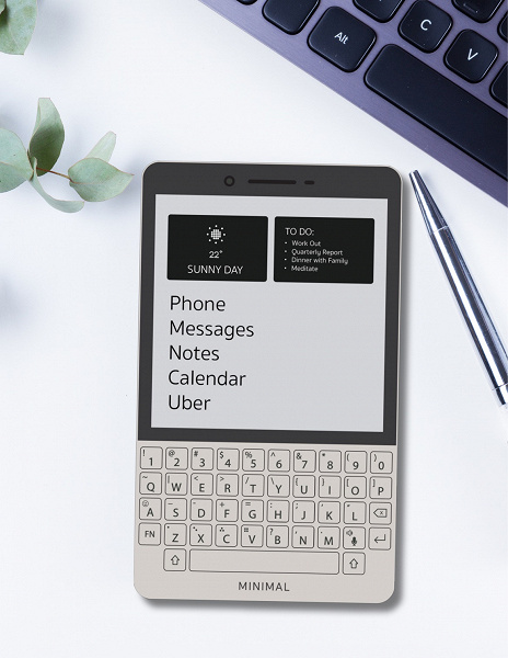 Смартфон Minimal Phone действительно минималистичный: никаких ярких игр и видео